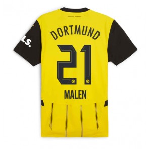 Billiga Borussia Dortmund Donyell Malen #21 Hemmatröja 2024-25 Kortärmad